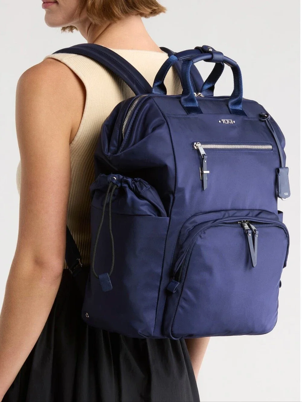 NEW TUMI Irma Framed Backpack, Nylon Backpack Tote